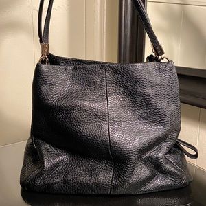 Coach - Black Madison Phoebe Leather Hobo Slouchy Handbag